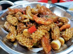 香辣鱿鱼基围虾-小民大排档(光谷店)