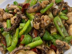 干煸鱿鱼-满口香饭店