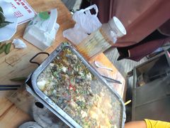 麻辣猪肉豆花-刘三姐特色烤豆花·宜宾烧烤·把把烧(万年场店)