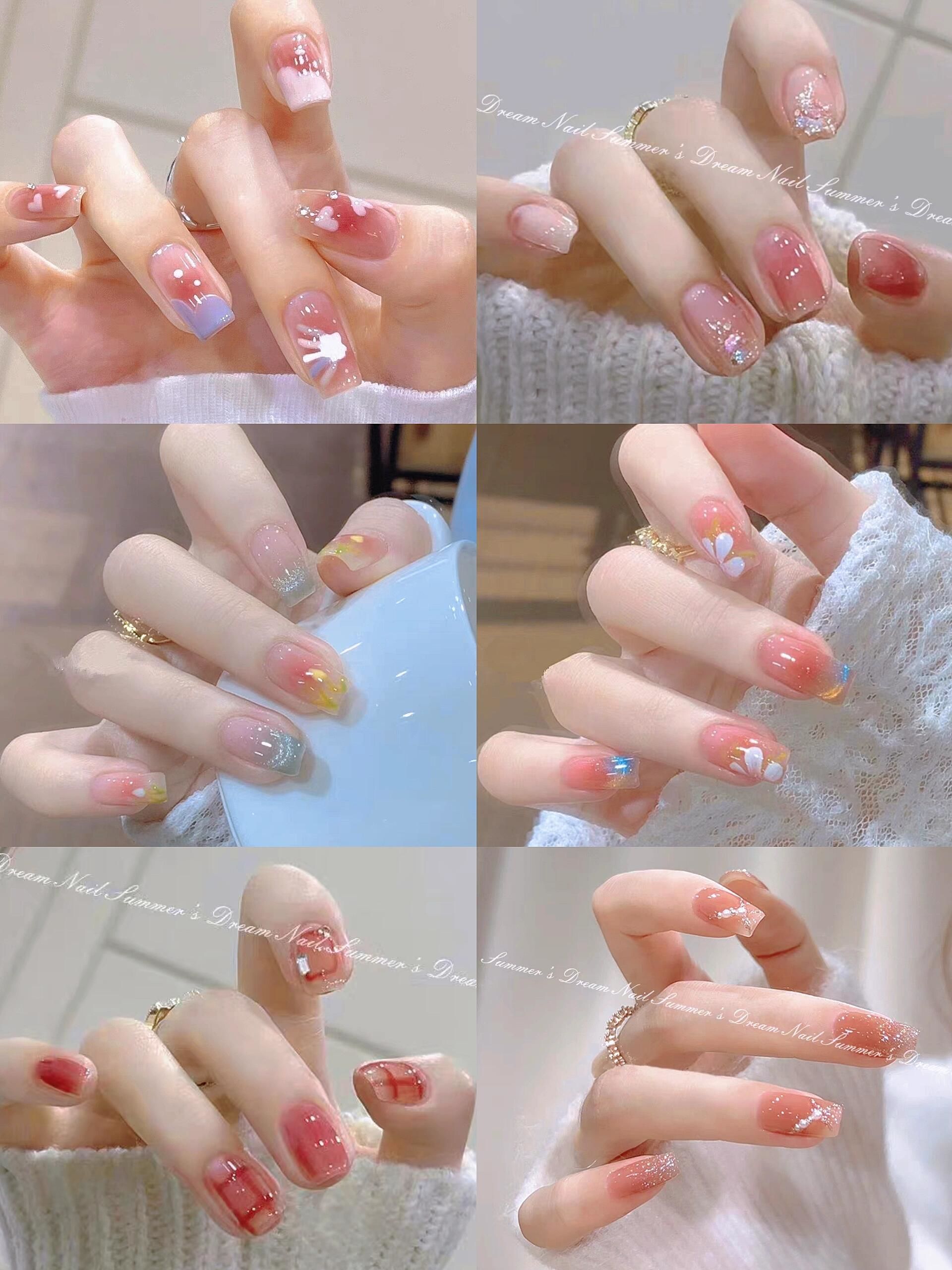 小清新美甲,少女心爆棚78