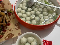 平潭特色鱼丸汤-坛南湾阿强农家乐.海鲜大排档老字号(福州地标美食店)