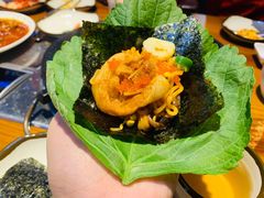 海苔-红辣椒八爪鱼特色韩国料理