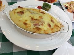 奶油烤素菜-小白桦西餐厅