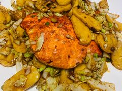 白蟹炒年糕-好兄弟郭巨海鲜(天一阁店)