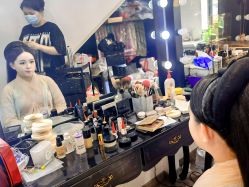 -后宫·古装汉服京剧儿童亲子全家福摄影