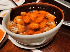 古越陈酿煮花螺-杭州西子湖四季酒店·金沙厅
