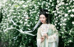 -虞美人汉服摄影