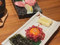 生拌牛肉-炼火烤肉店