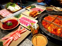 鸭血-疯狂的筷子老灶九宫格火锅