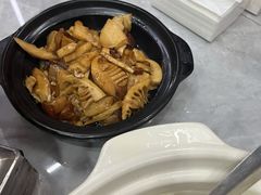 土猪肉烧鲜笋-万佛湖许老大铁锅鱼(黑金冠店)