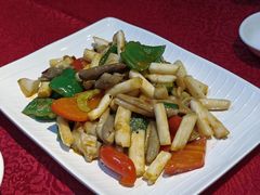 藕带炒猪肚-粤北餐馆