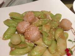 芝麻虾酱玉带子-唐拉雅秀酒店-唐苑中餐厅