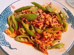 豆豉辣椒炒荷包蛋-百花人家(清水田园店)