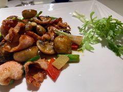 香煎口蘑脆爽肉-周三的情书花园餐厅(江北店)