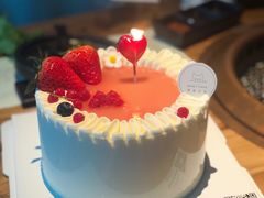 草莓日记水果奶油蛋糕-浮光之丘MontCake生日蛋糕(科华路店)