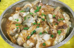 Steamed Clam Fish with Plum Sauce