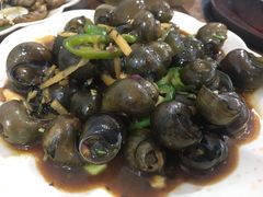 紫苏酸笋鼓汁炒田螺-南记食粥坊·宵夜大排档(南桂店)