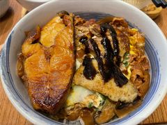鹅肝肥牛盖浇饭和鳕鱼套餐-阿吾罗日本料理(K11艺术中心店)