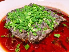 葱香墨鱼汁肉饼-醉庐·新上海菜(南京西路店)