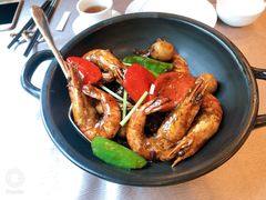 窝烧鲜虾牛仔排-广州文华东方酒店·江-由辉师傅主理