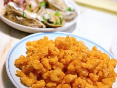 炸灯笼红虾仁-日丰园海肠水饺·老字号大连海鲜(和平广场店)