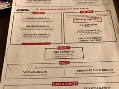 菜单-Burger & Lobster(Dean Street)