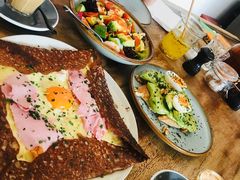 巴黎火腿鸡蛋芝士蘑菇可丽饼-RAC BAR(安福路店)