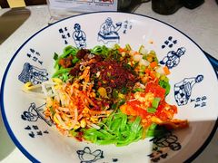 干拌菠菜面-汉唐宴长安食府