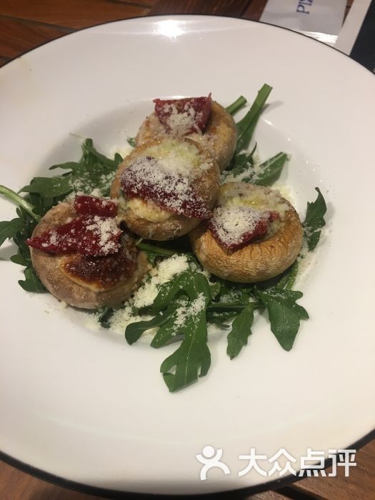 芝士焗蘑菇蘸酱