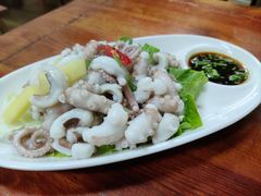 白灼章鱼-金秋小吃海鲜·专注30年临海特色风味