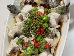 鲜花椒汁蒸老虎斑-道南書院·私房菜·早午茶·茶馆