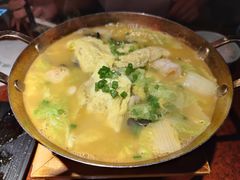雪菜炖老豆腐-绿茶餐厅(蓝色港湾店)