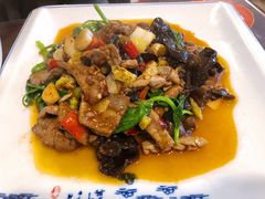 肝腰合炒-新繁老號豌豆汤饭店·江湖菜(宝光寺店)