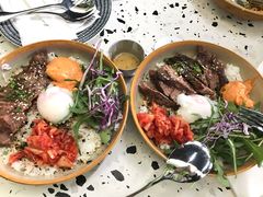 烤牛肉配泡菜温泉蛋饭-gaga(深圳南山益田假日广场店)