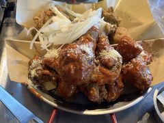 炸鸡翅一半一半-富乐满韩国正宗炸鸡韩国料理(虹泉路店)