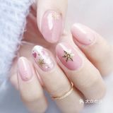 圣诞美甲系列：冬日雪花❄️，我🉑️