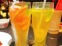 红西柚水果茶-老头儿油爆虾·知味杭州(爱琴海购物中心)