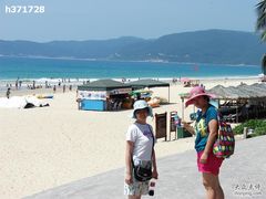 美丽的亚龙湾海滩-大堂酒廊·亚龙湾万豪度假酒店