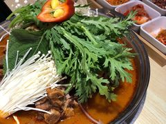 辣白菜脊骨火锅-韩香福脊骨汤锅(上杭路店)