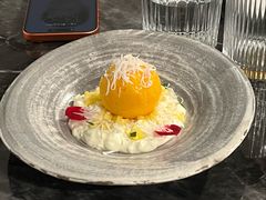 芝士米布丁配芒果雪芭-LESCEDARS Brasserie Bistro香柏树