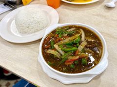 黑椒牛扒飯-喜莲咖啡