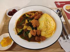 炸鸡块咖喱蛋包饭-池奈·咖喱蛋包饭(熙地港店)