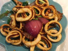 酱爆鱿鱼筒-桥东喜碧海鲜街(水东街店)