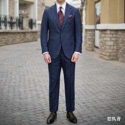-怒马会 全麻衬西装高级定制