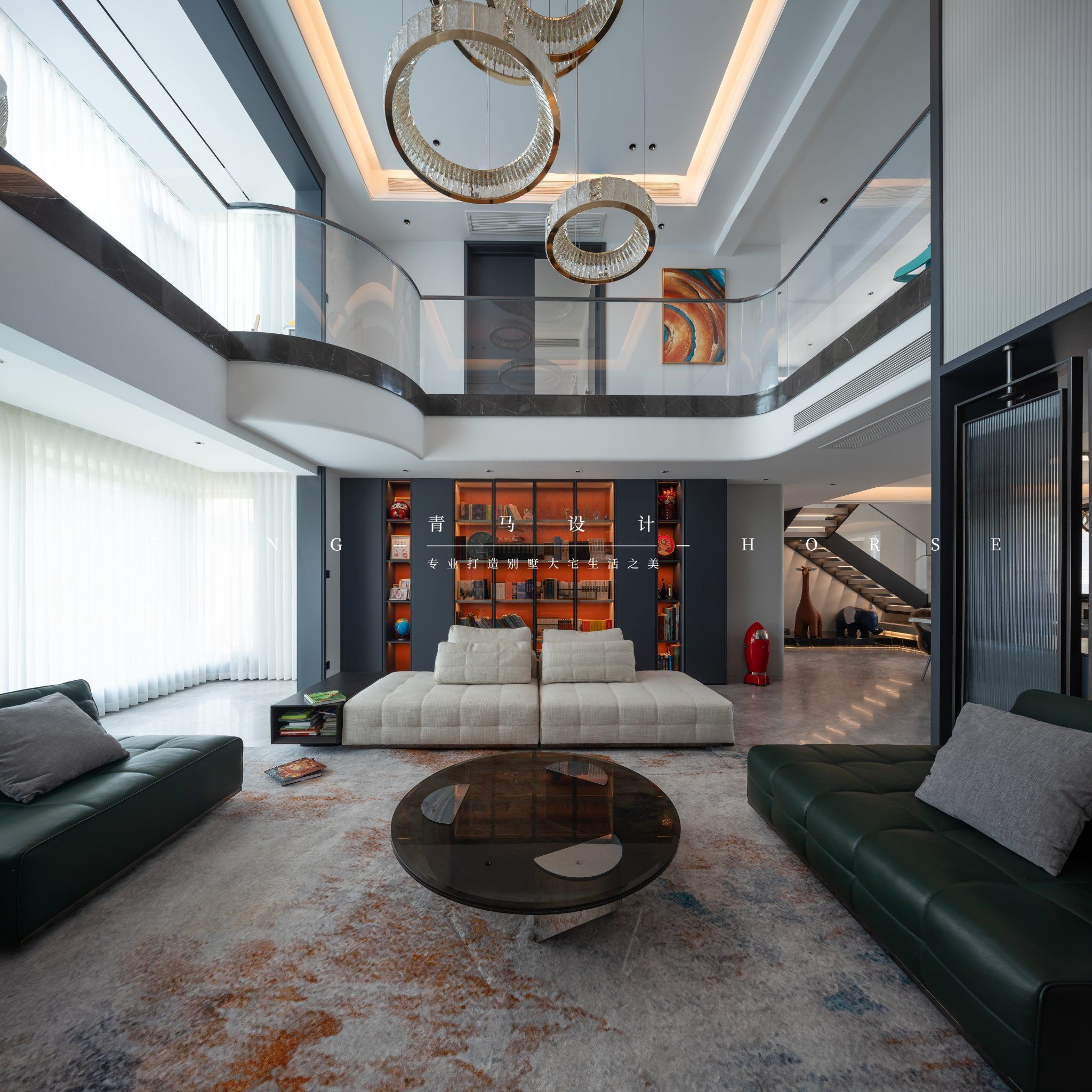 🌹入户门厅采光性不好,改造结构以增加采光性,复式挑空结构,开阔