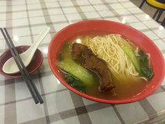 五香熏鱼面（14元）-老上海城隍庙小吃(苏州街店)
