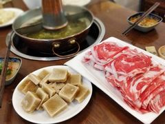冻老豆腐-清真·海清斋铜锅涮肉牛羊肉小炒泡馍(大雁塔店)