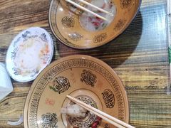 -陕北农家小吃风干羊肉剁荞面