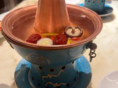 景泰蓝紫铜小锅-涮福記·现切牛羊肉火锅(世纪汇店)