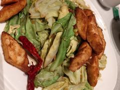 包包菜炒馕饼-新疆巴州金丝特餐厅(大钟寺店)